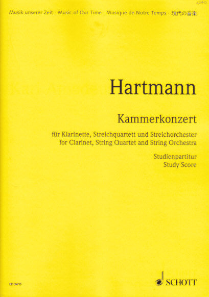 Hartmann, Kammerkonzert (Schott)