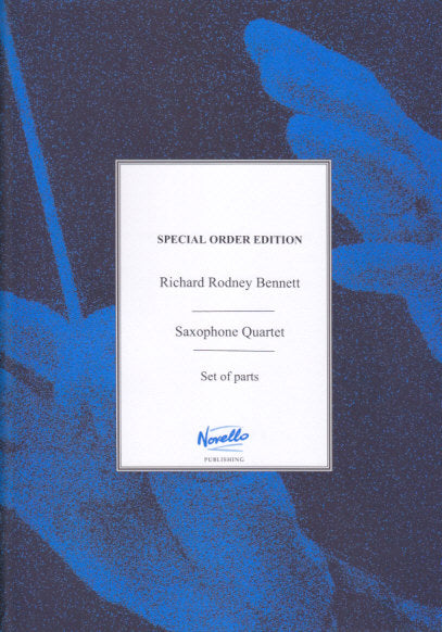 Bennett, Saxophone Quartet (SATBr) (Novello)