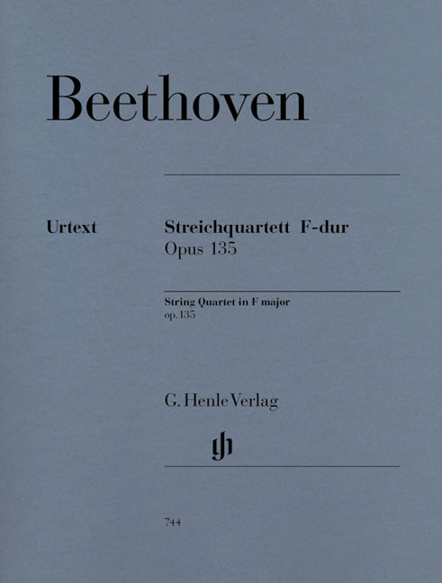 Beethoven, Streichquartett op. 135 (Henle)