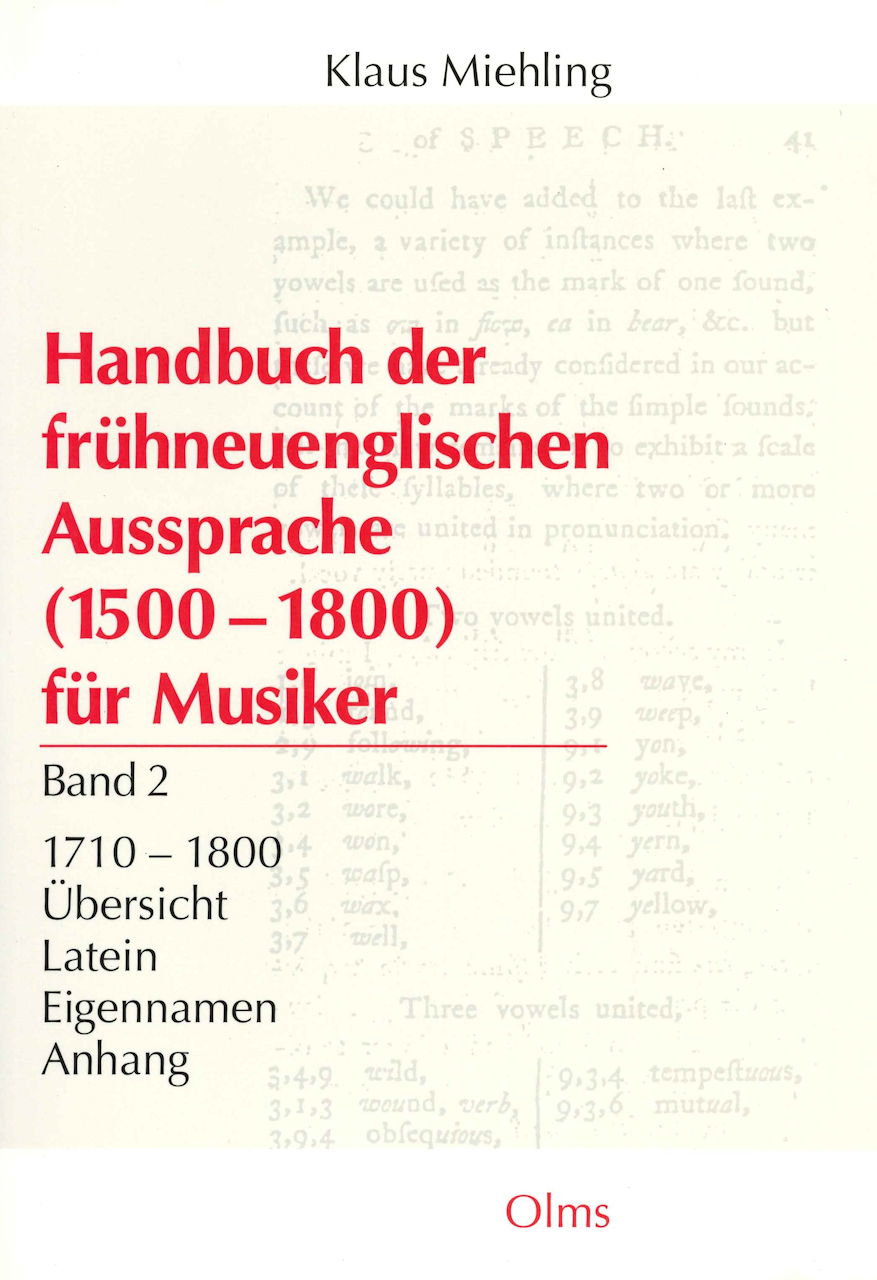 Handbuch der Fruhneuenglischen Aussprach (Olms)