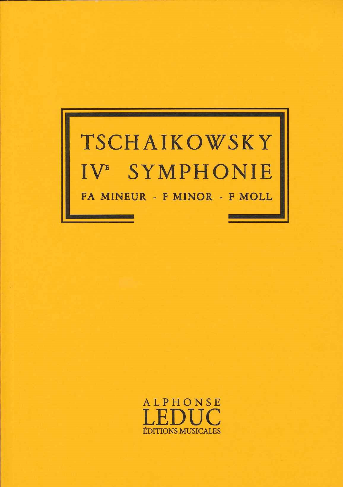 Tchaikovsky, Symphony No. 4 in f op. 36 (Heugel)