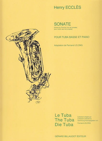 Eccles, Sonate (Billaudot)