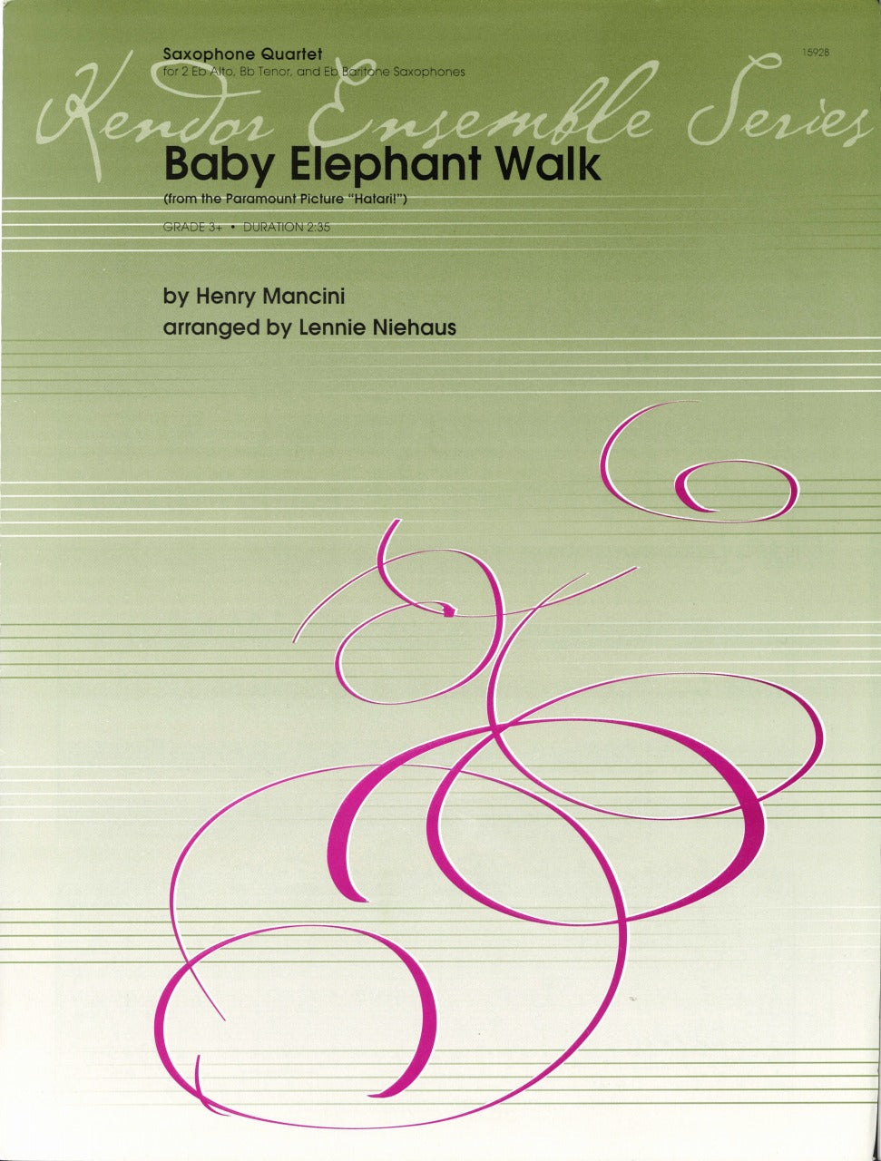 Mancini, Baby Elephant Walk (AATBr Sax) (Kendor)