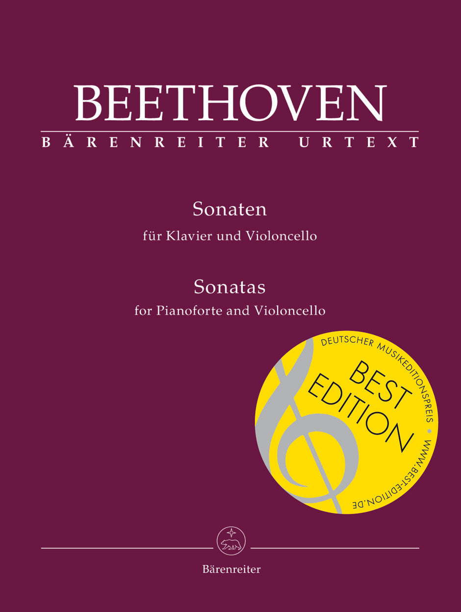 Beethoven, Sonatas (Del Mar) (Barenreiter)