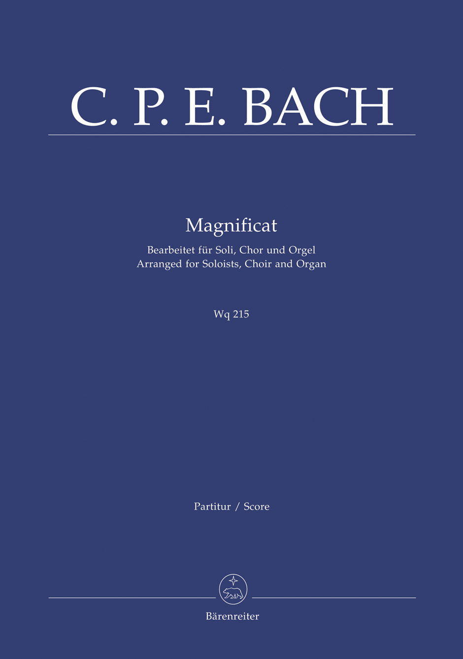 Bach,C.P.E., Magnificat Wq 215 (Barenreiter)