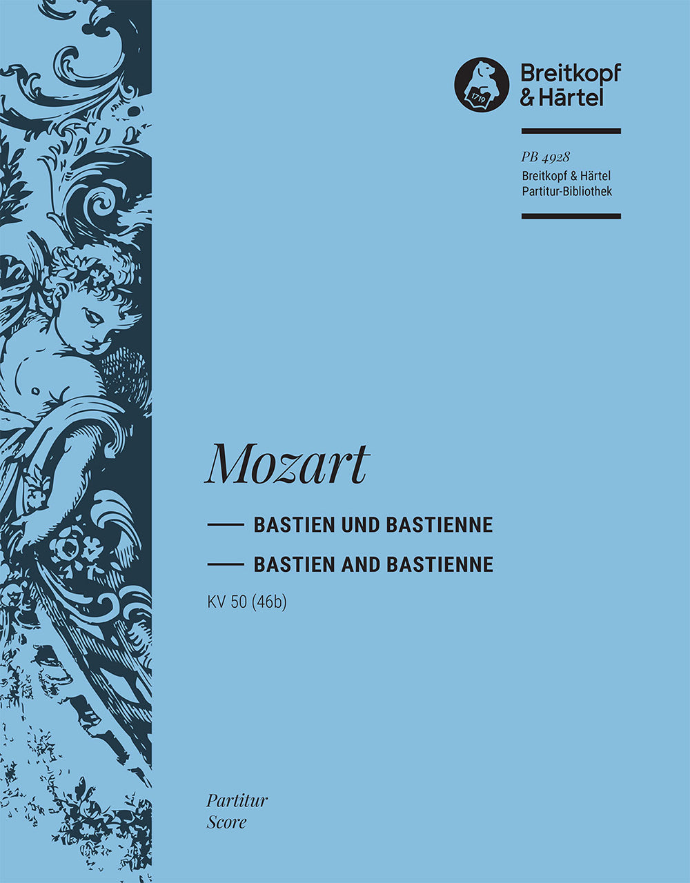 Mozart, Bastien und Bastienne Score (Breitkopf)