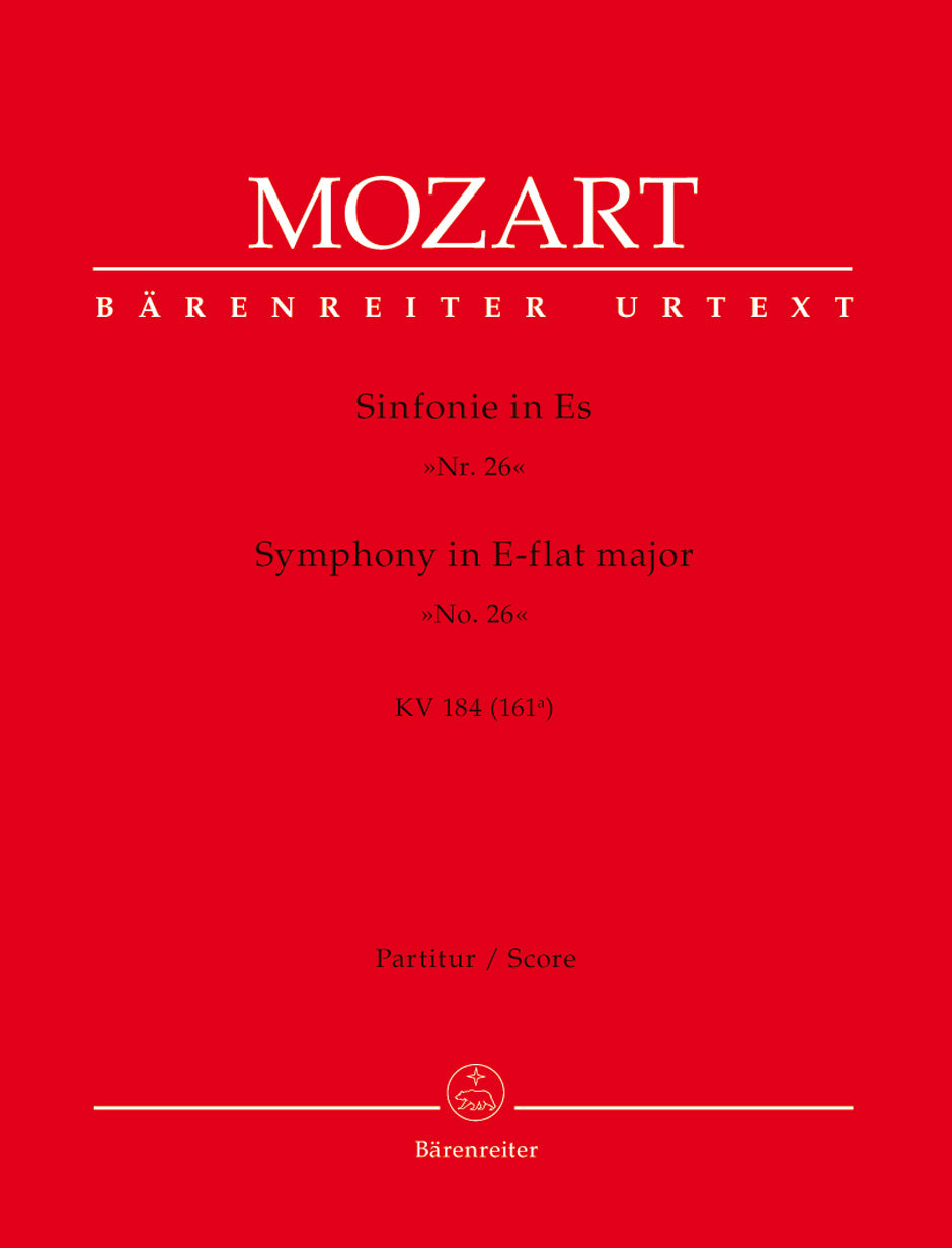 Mozart, Symphony No. 26 KV 184 (Barenreiter)