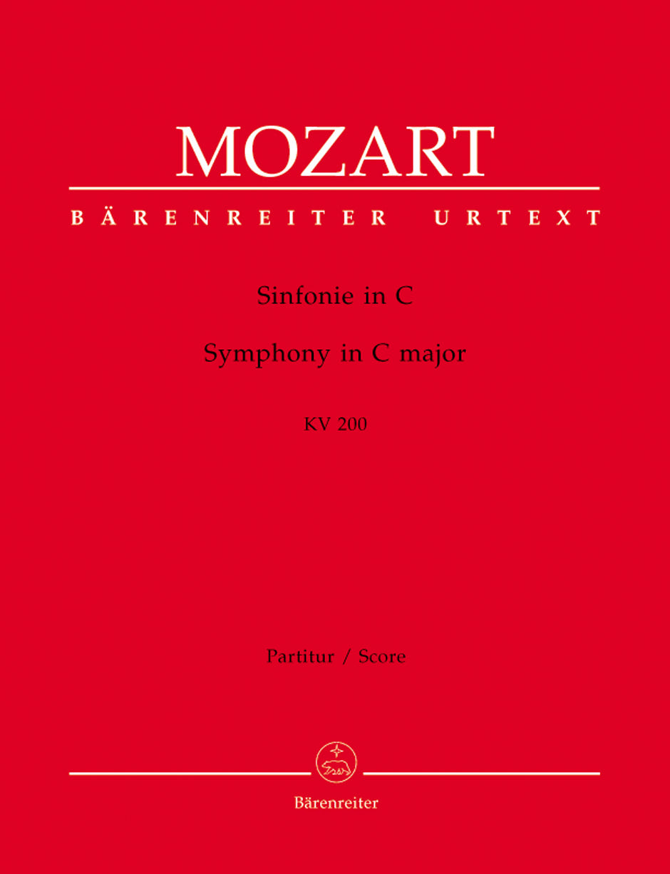 Mozart, Symphony No. 28 in C KV 200 (Barenreiter)