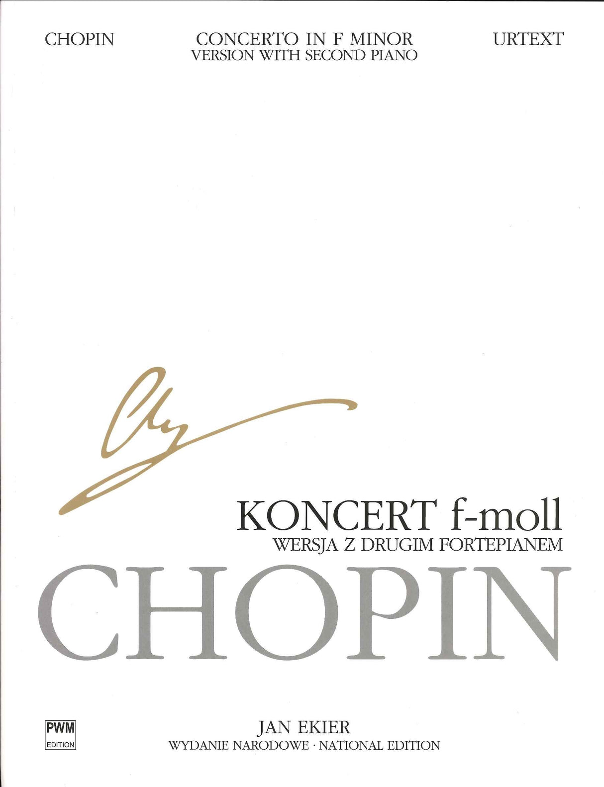 Chopin, B/6b Concerto op. 21 (2-Pf Red) (PWM)