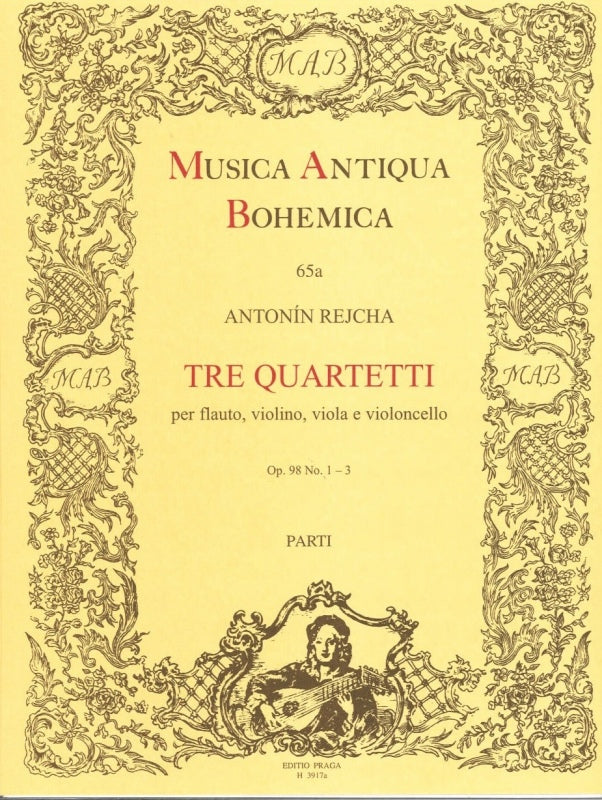 Reicha, Quartets op. 98/1-3 (Parts) (Supraphon)
