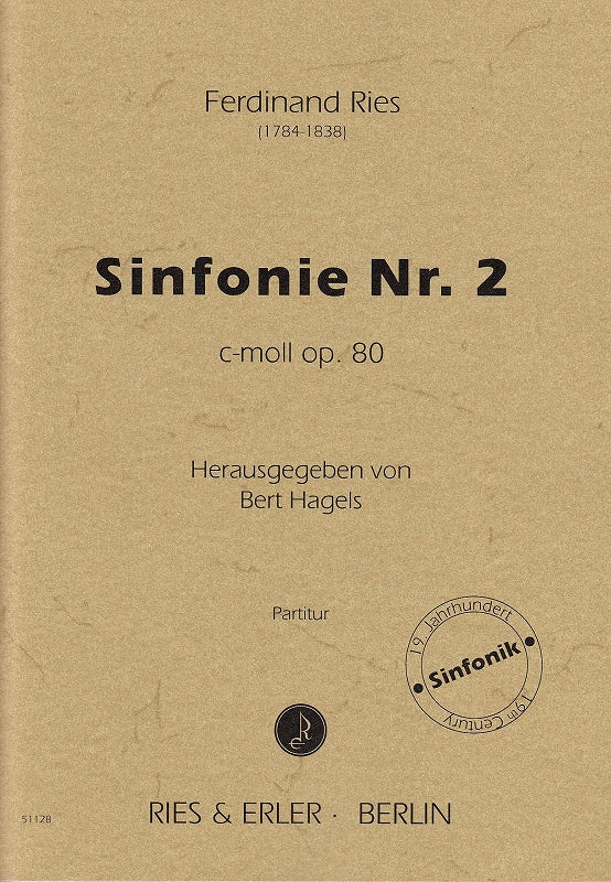 Ries, Symphony No. 2 in c op. 80 (Ries & Erler)