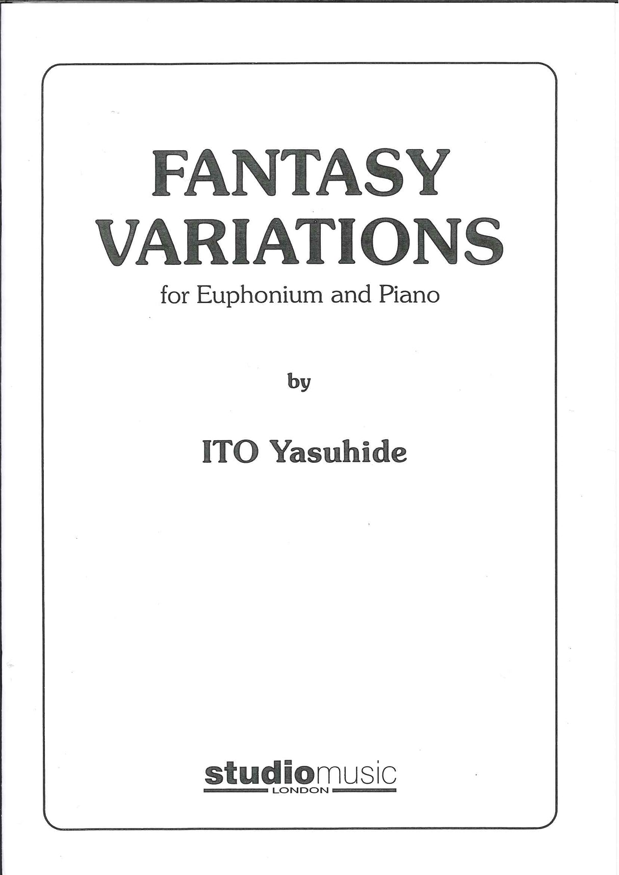 Ito, Fantasy Variations (Studio Music)