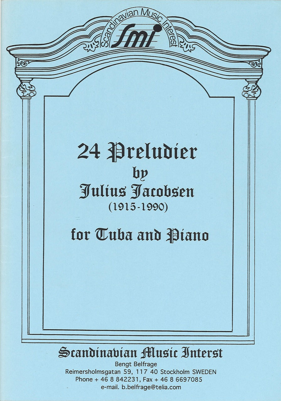 Jacobsen, 24 Preludier (Scandinavian Music Interest)