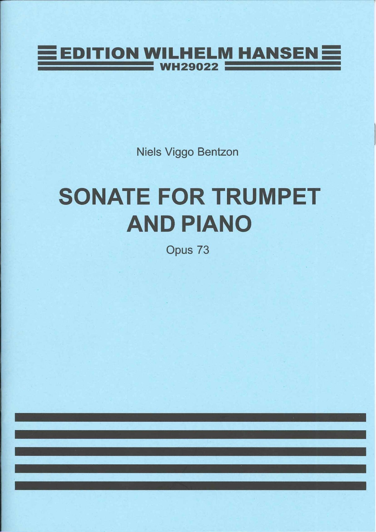 Bentzon, Sonata op. 73 (Trp,Pf) (W.Hansen)