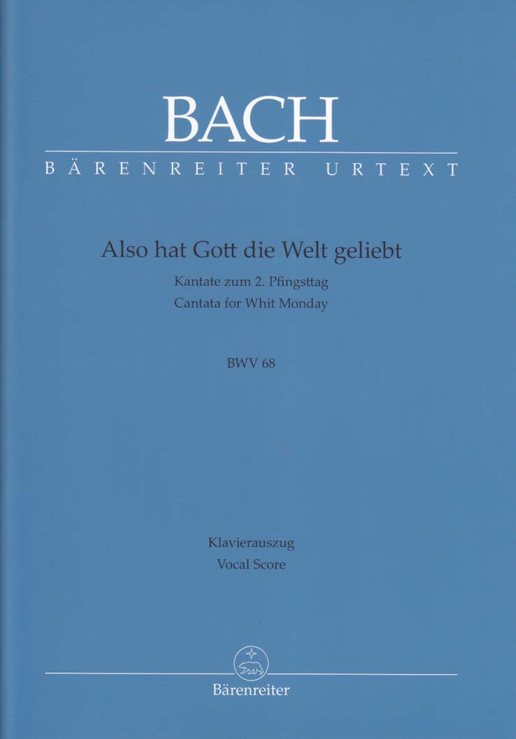 Bach, Kantate Nr. 68 (Barenreiter)