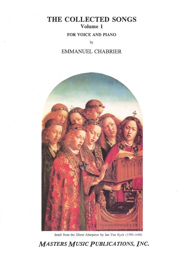 Chabrier, Collected Songs 1 (Masters Music)