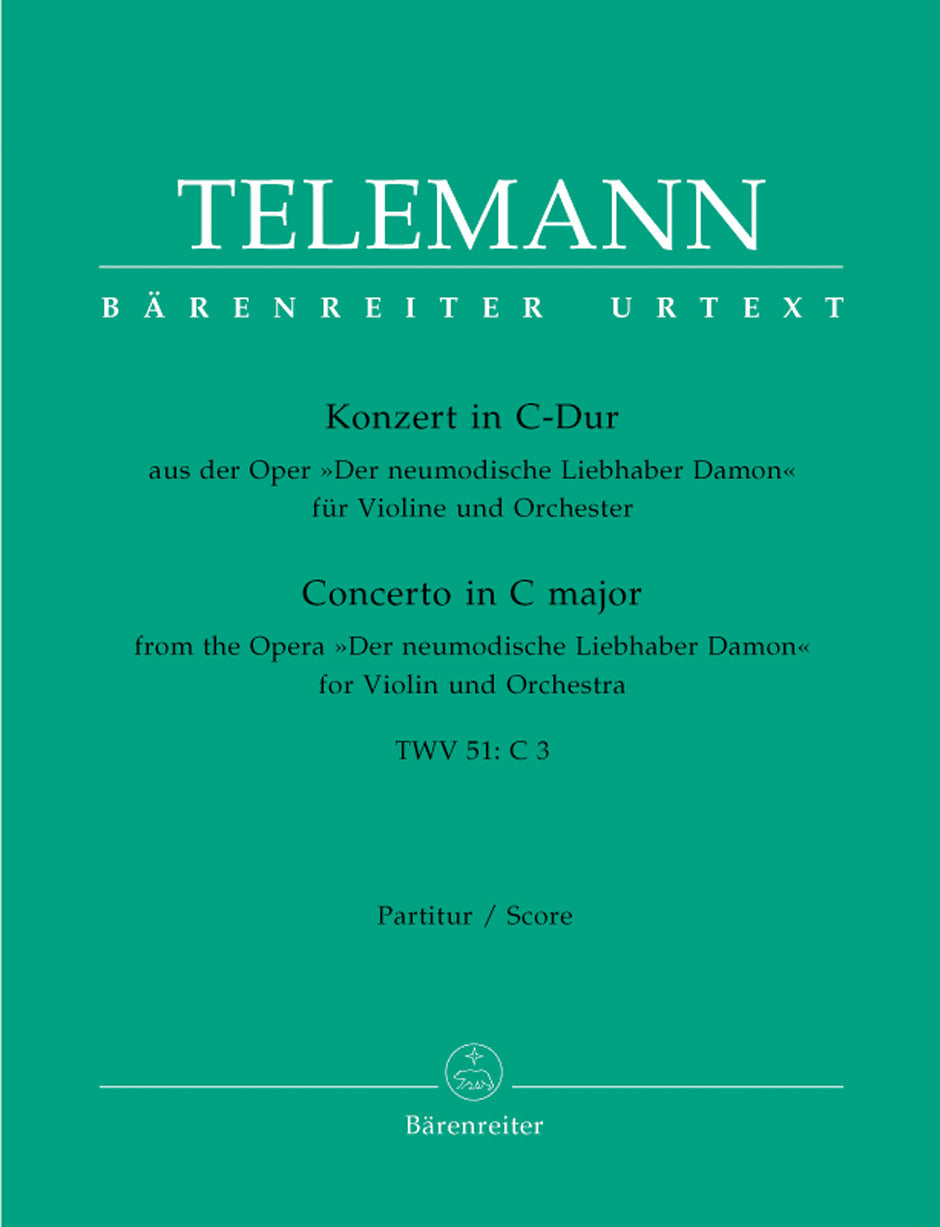 Telemann, Concerto in C, TWV 51/C3 (Barenreiter)