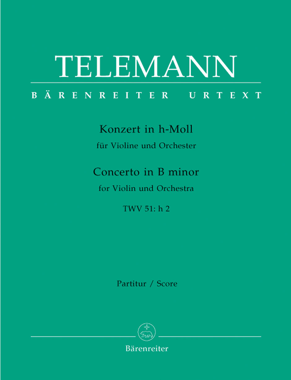 Telemann, Concerto TWV 51/h2 (Barenreiter)