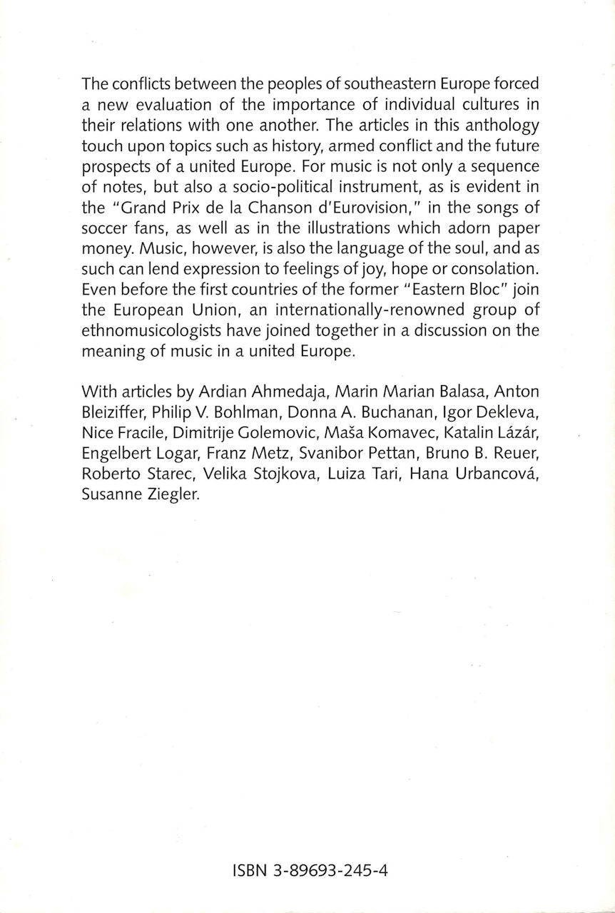 Vereintes Europa - Vereinte Musik? (Weidler Buchverlag)