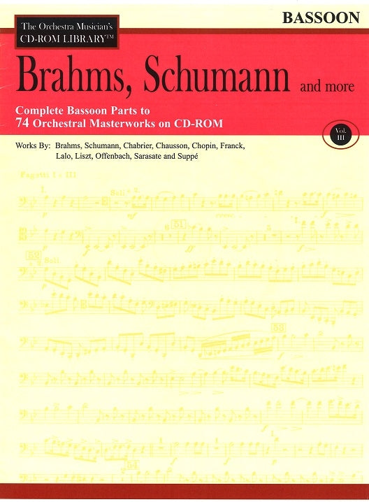 Orchestra Musician's CD-ROM Library 3 Bn (CD Sheet Music)