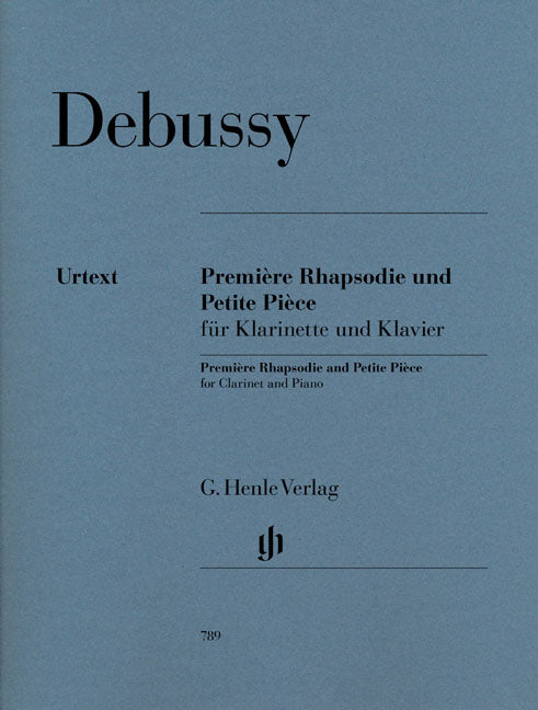 Debussy, 1ere Rhapsodie; Petite Piece (Henle)