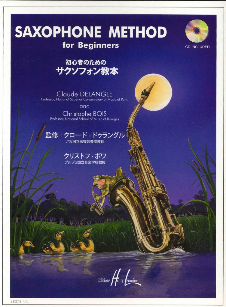 Delangle/Bois, Saxophone Method (+CD) (Lemoine)