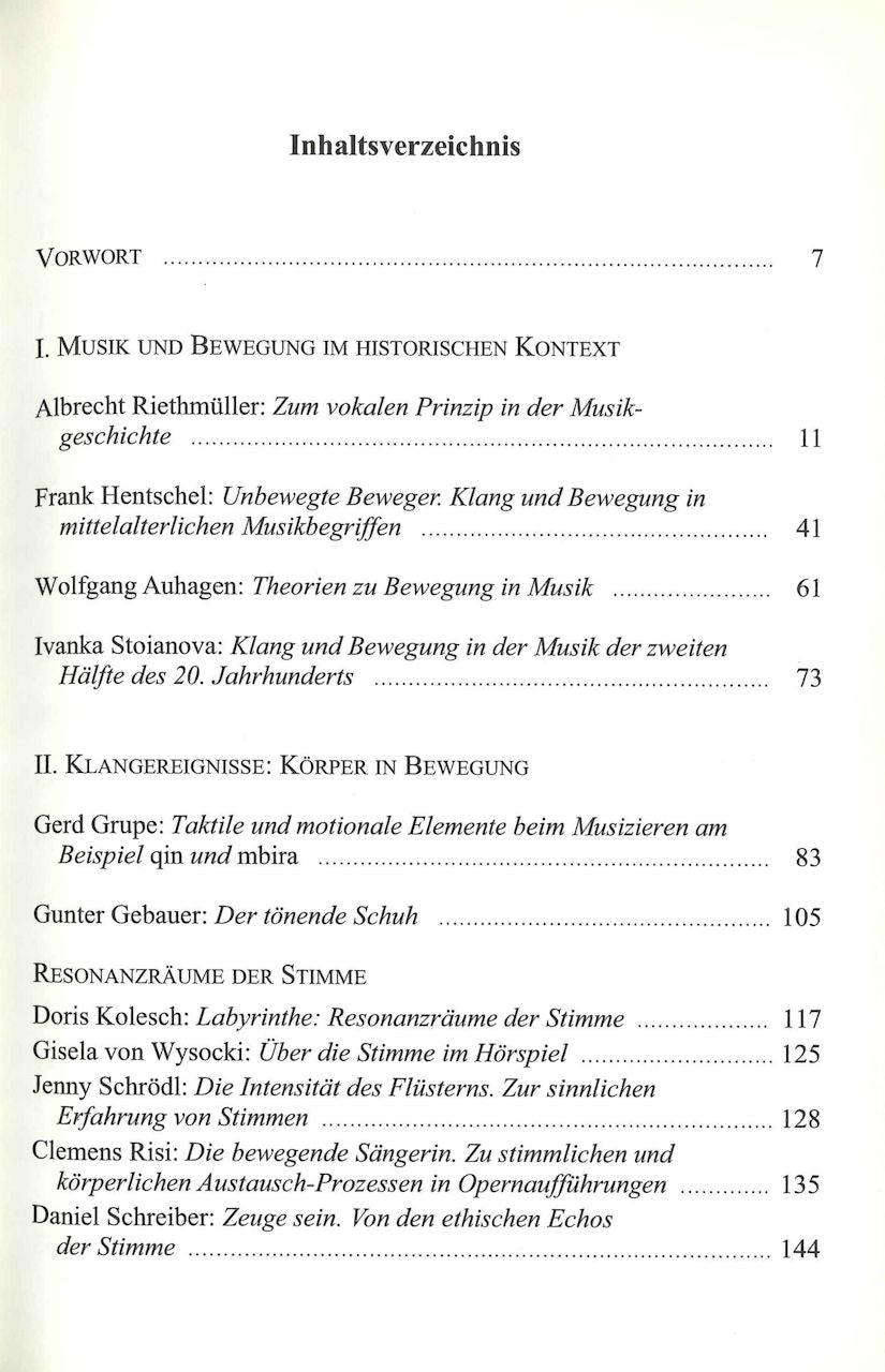 Klang und Bewegung (Shaker)