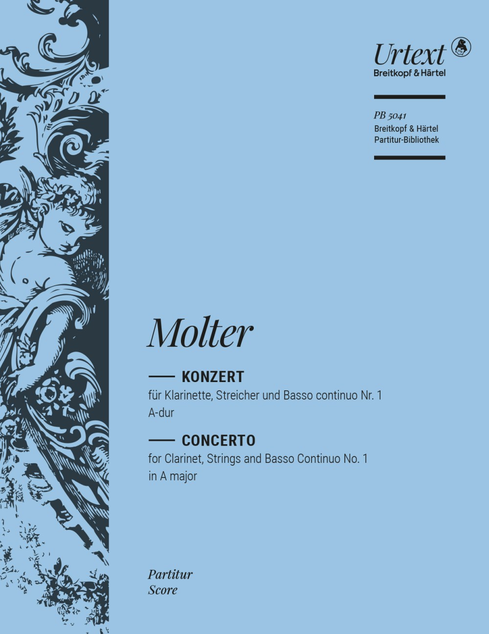 Molter, Concerto for Clar No. 1 Score (Breitkopf)
