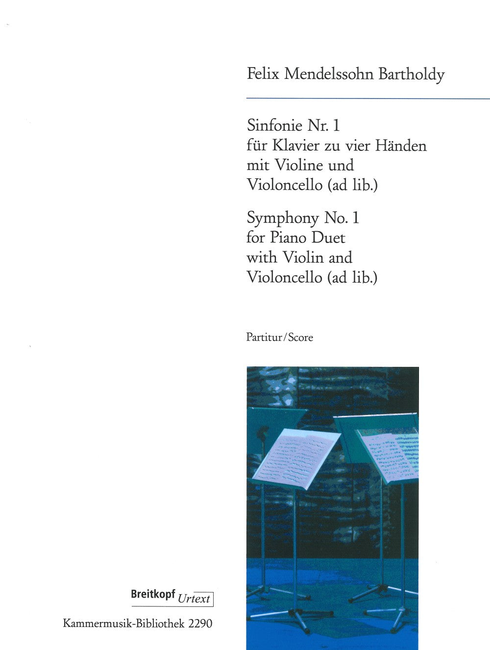 Mendelssohn, Symphony No. 1 (1P4H) (Breitkopf)