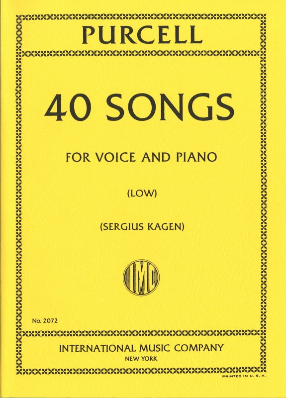 Purcell, 40 Songs (L) (IMC)