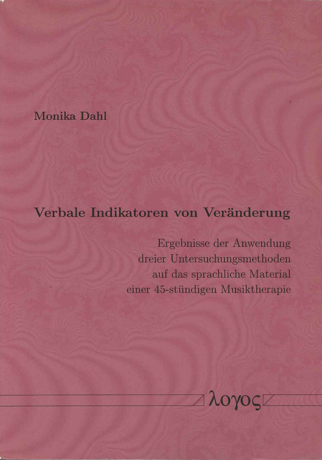 Dahl, Verbale Indikatoren von Verandeung (Logos Berlin)