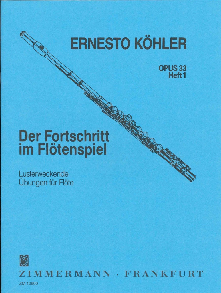 Kohler, Fortschriff im Floten. op. 33, 1 (Zimmermann)