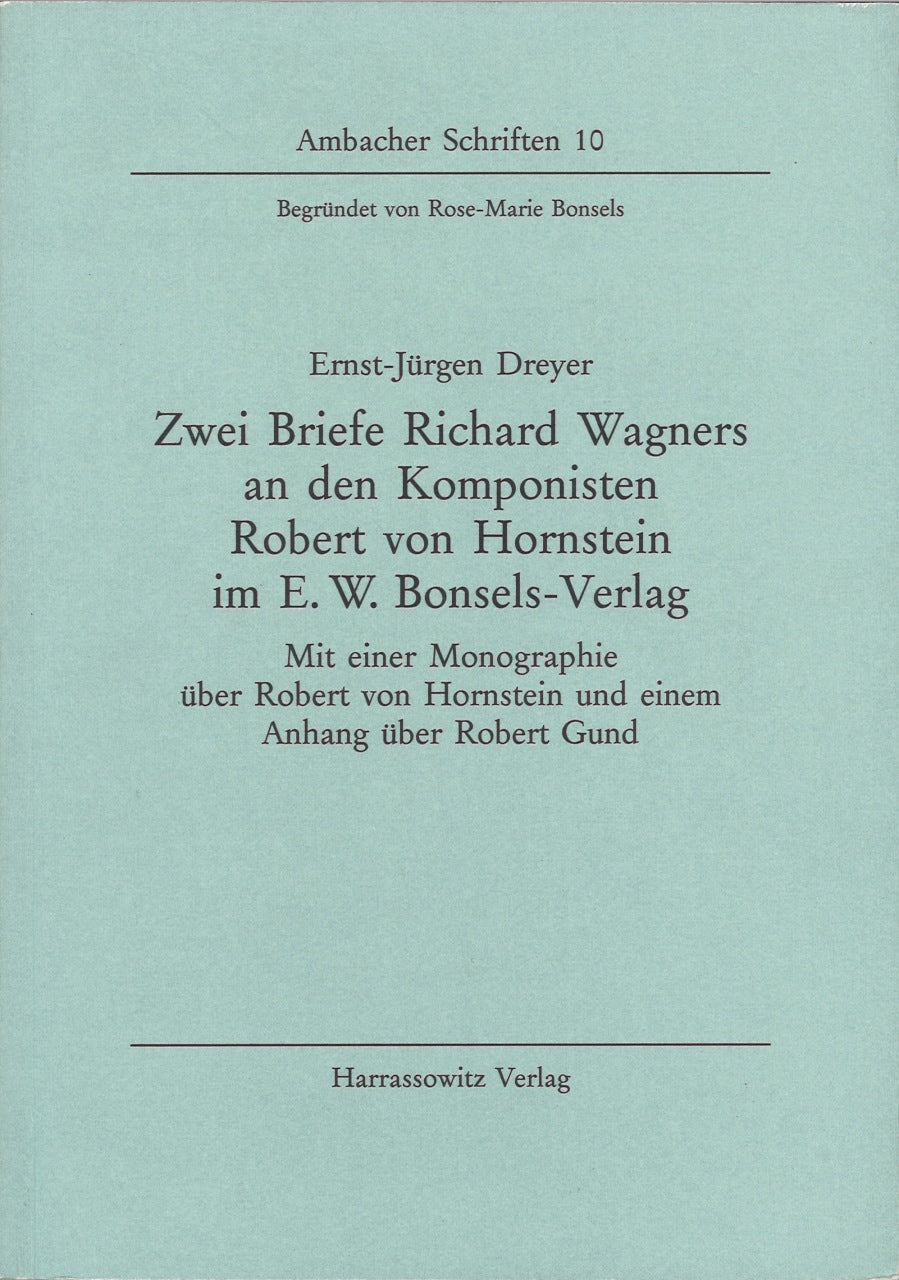 Zwei Briefe Richard Wagner (Otto Harrassowitz)