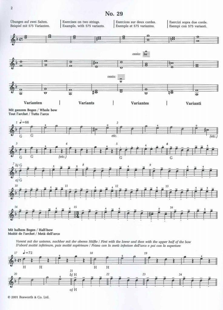 Sevcik, op. 2/3: School of Bowing Tech. (Bosworth)