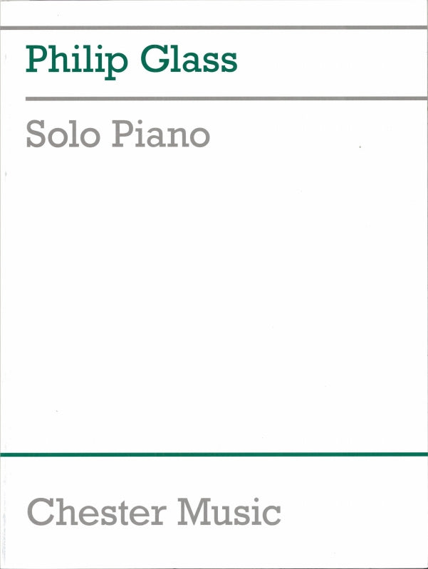 Glass, Solo Piano (Chester)
