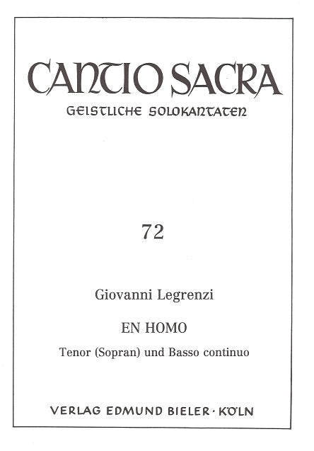 Legrenzi, En homo (Edmund Bieler)