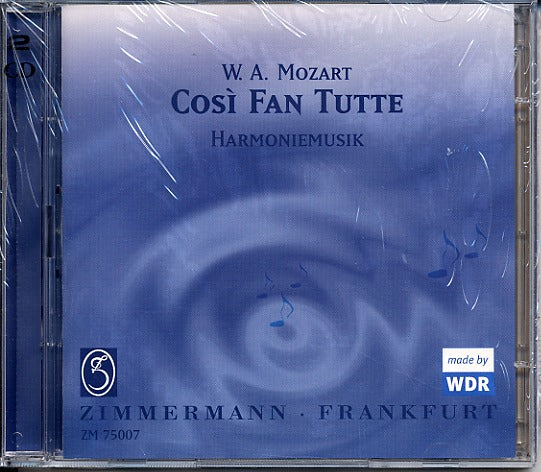 Mozart, Cosi fan tutte Harmonie (2CDs) (Zimmermann)