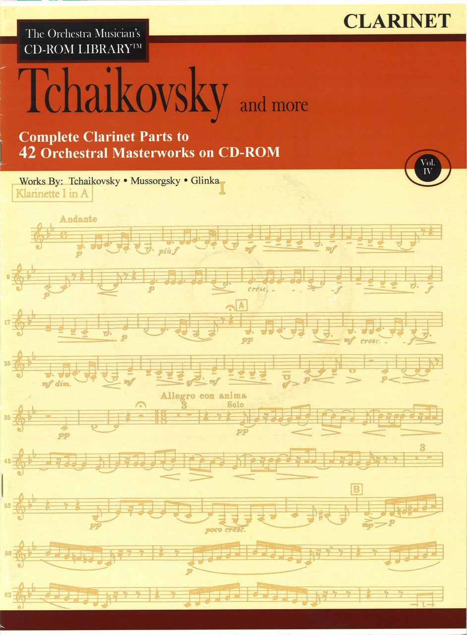 Orchestra Musician's CD-ROM Library 4 Cl (CD Sheet Music)