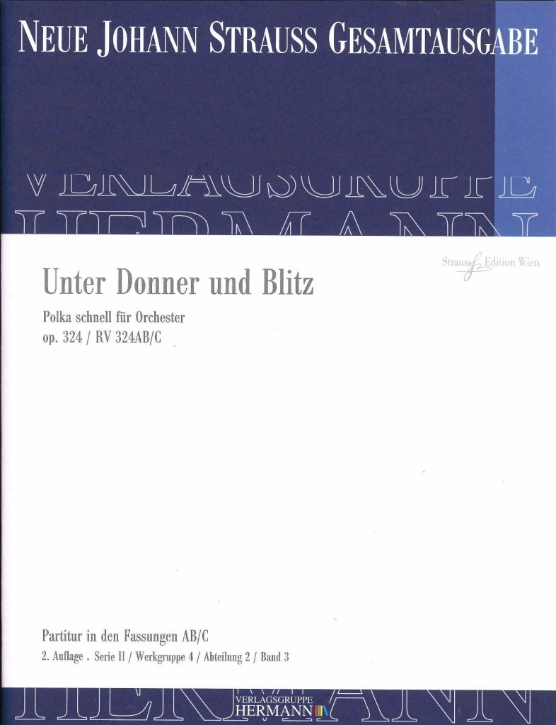 Strauss,J., Unter Donner und Blitz (Strauss Edition Wien)