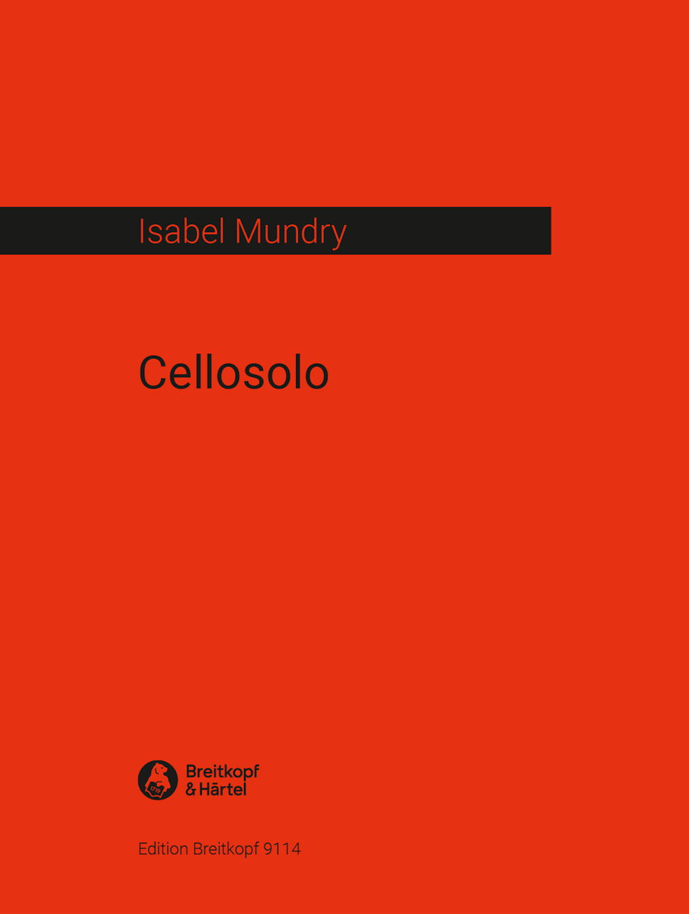 Mundry, Cellosolo (1997) (Breitkopf)