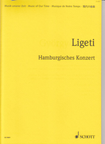 Ligeti, Hamburgisches Konzert (Hn,Orch) (Schott)