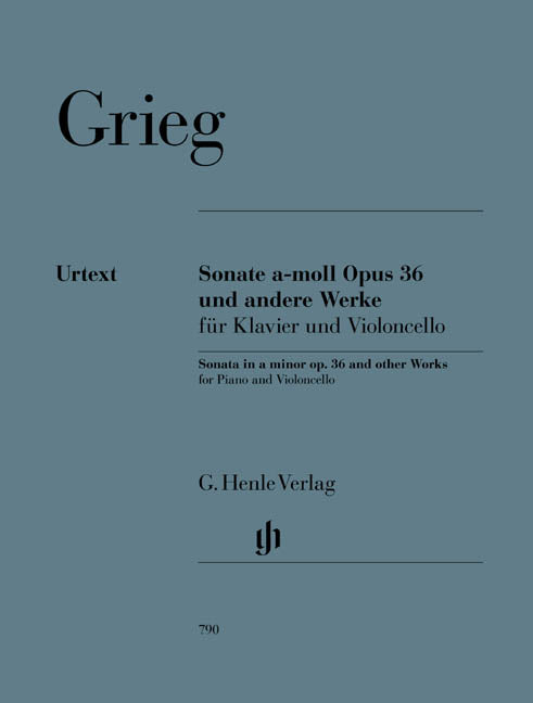 Grieg, Sonata in a minor op. 36, etc (Henle)