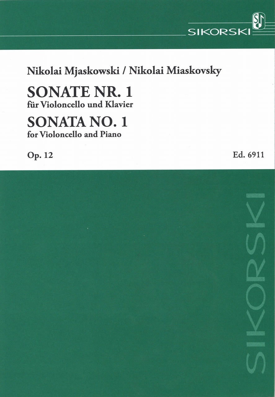 Miaskovsky, Sonate Nr. 1, op. 12 (Sikorski)