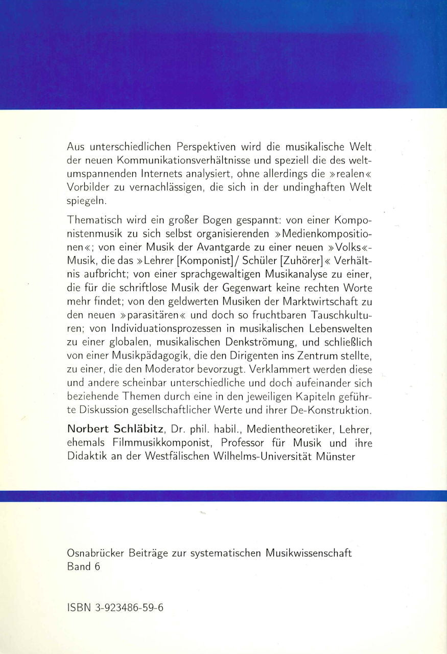 Schlabitz, Mit System ins Durcheinander (abruck, Universite de)