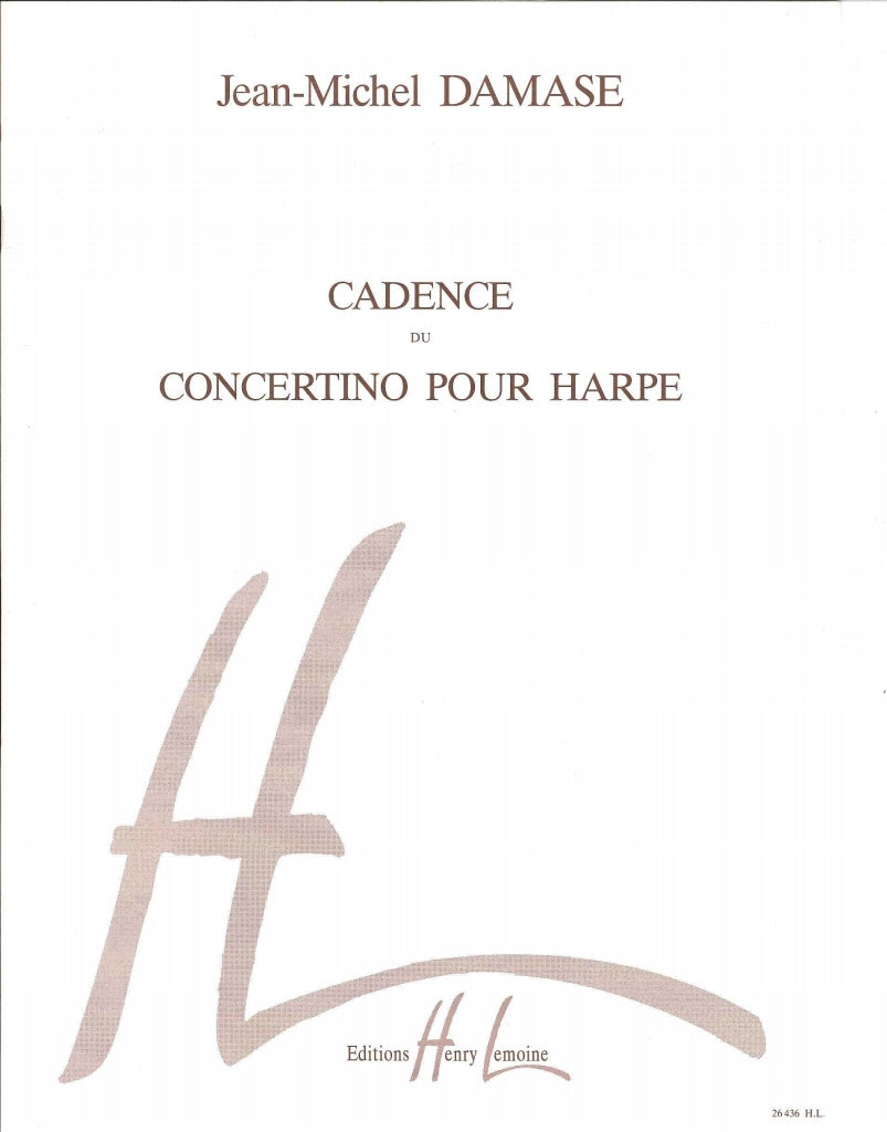 Damase, Concertino pour harpe, Cadnce (Lemoine)