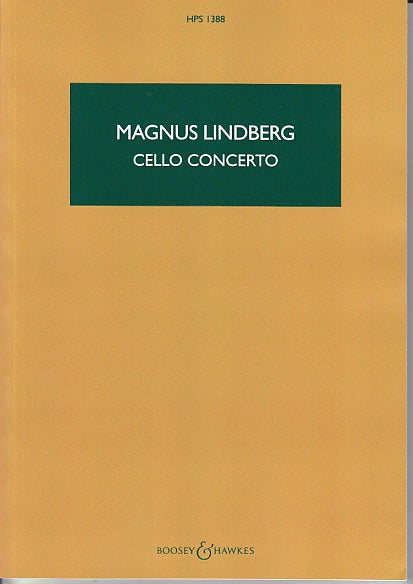 Lindberg, Concerto for Cello No. 1 (Boosey)