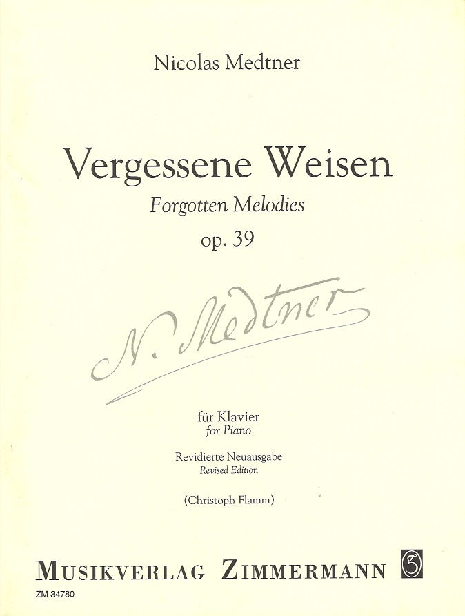 Medtner, Vergessene Weisen op. 39 (rev.) (Zimmermann)