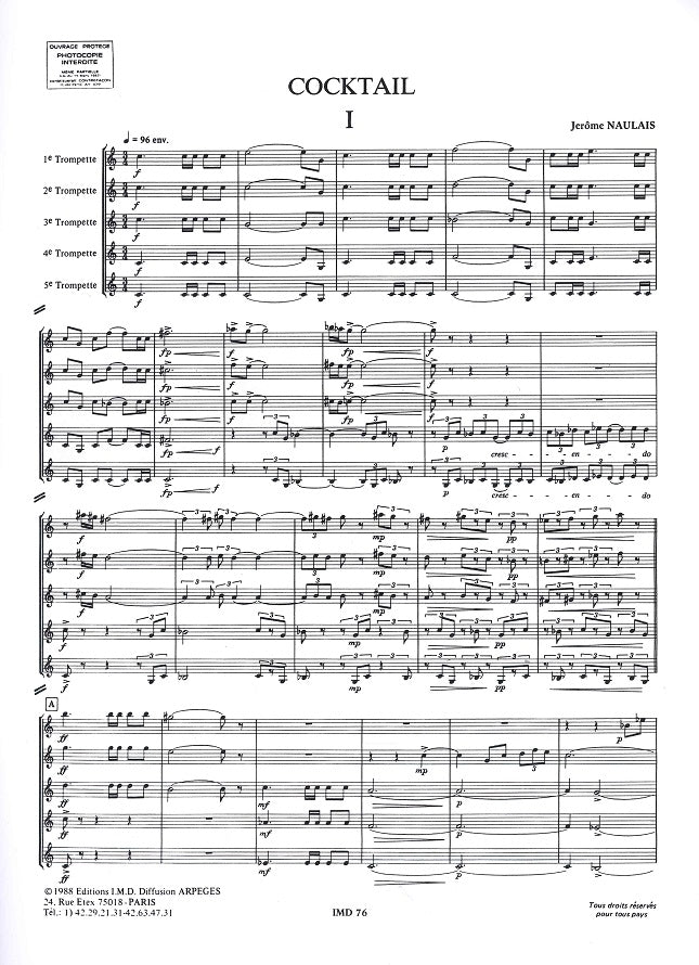 Naulais, Cocktail (5Trp) (IMD (International Music Diffusion))