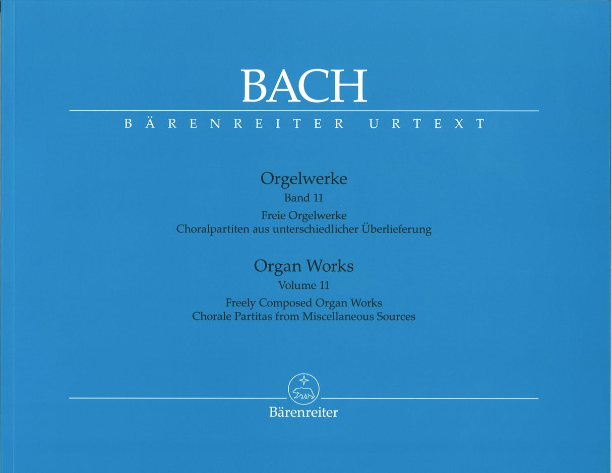 Bach, Orgelwerke 11: Freie Orgelwerke (Barenreiter)