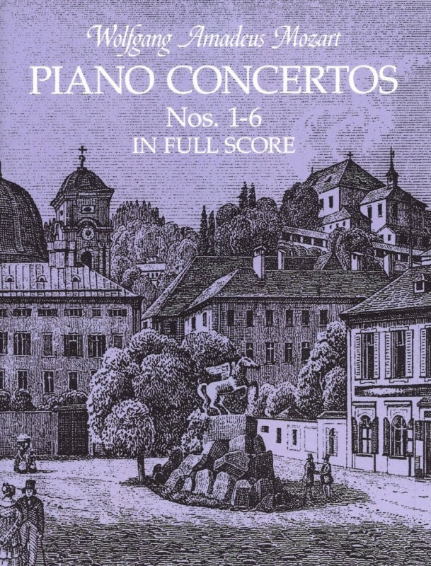 Mozart, Concerto for Piano No. 1-6 (Dover)